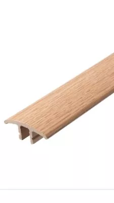 Laminate Floor Reducer Trim 900mm Long Sherwood Oak By Unistar • £5