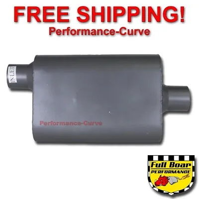 2 Chamber Performance Muffler FULL BOAR 2.5  Offset / 2.5  Center - FB2541 • $42.95