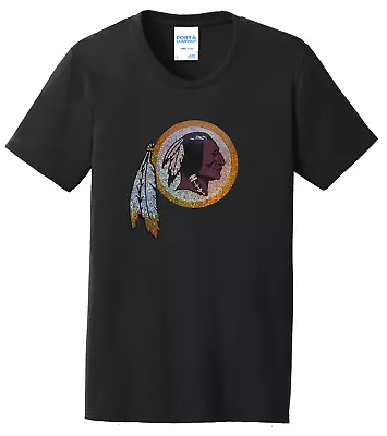 Women's Washington Redskins Football Ladies Bling Crew T-Shirt Size S-4XL • $25.49