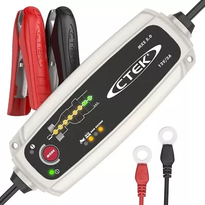 CTEK MXS 5.0 12V 5Amp Smart Battery Charger **Inc. Bonus Protective Bumper** • $129