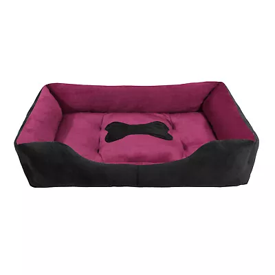 Orthopedic Pet Calming Bed Soft Warm Cat Dog Nest House Small Large Washable Mat • $11.89