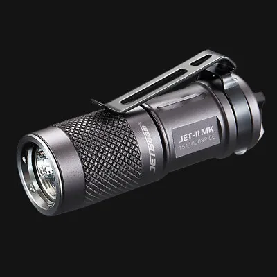 JETBeam JET-II MK EDC Mini Flashlight Twist Head Anti-Roll Resists Water/Impact • $35.09