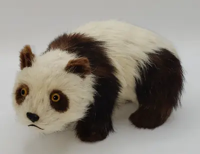 Vintage Real Fur Panda Figure Possibly Goat Fure • $22.25