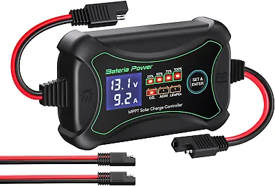 10A MPPT Solar Charge Controller Solar Intelligent 10 Amp 12 Volt Solar Regula • $58.95