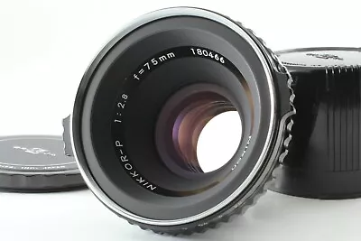 【NEAR MINT】 Nikon NIKKOR-P 75mm F/2.8 Lens For BRONICA S2 EC-TL From JAPAN • £86.85