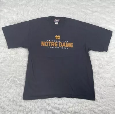 Vintage 90s University Of Notre Dame T-Shirt Large • $20