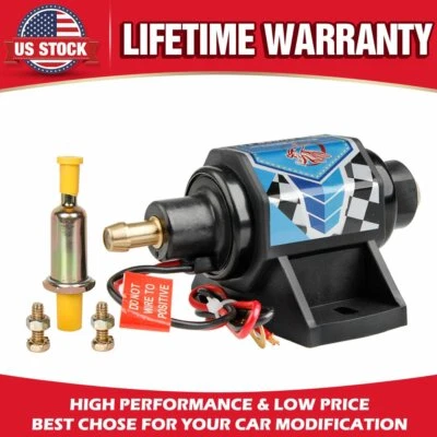 Universal Advanced Fuel Pump Electric Gas Diesel Inline Low Pressure 5-9PSI • $23.99