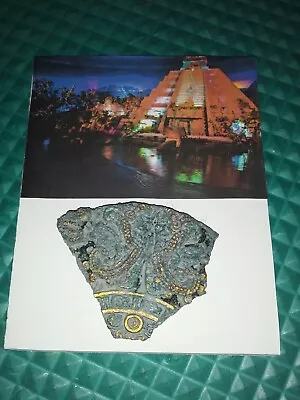 Epcot Center Disney World Mexico Ride  Rio Del Tiempo Prop Aztec Decor Display • $99.99