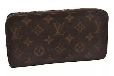 Authentic Louis Vuitton Monogram Zippy Long Wallet Purse M60017 LV Junk 0522J • $270