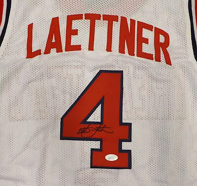 Team USA Christian Laettner Autographed Signed White Jersey JSA #WIT755634 • $99