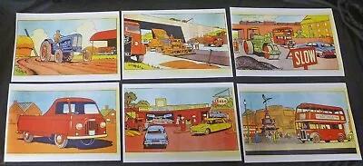 Matchbox Painting Book Artwork Prints SET E • $3.78