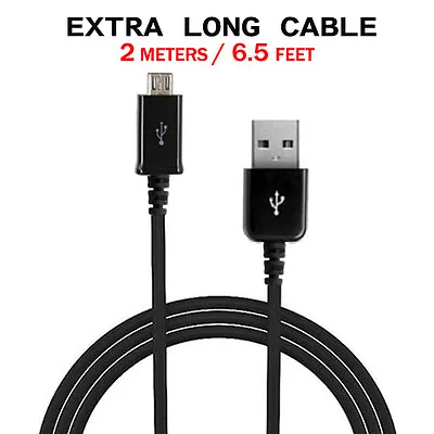 2m / 6.5ft Long MICRO USB Sync Charger Cable For Tesco HUDL 7  Inch Tablet • £2.49