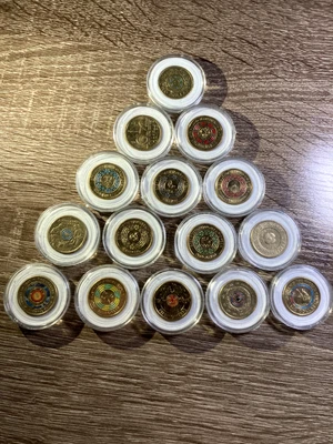 $46 • Buy Rare 2 Dollar Coloured Remembrance Coins X15