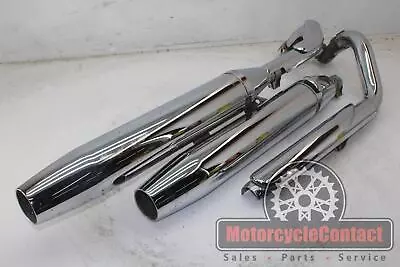 $265.36 • Buy 06-09 Vstar 1100 Full Exhaust System Header Pipes Mid Muffler Mid Y Slip On Oem