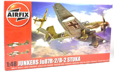 $34.99 • Buy Airfix Junkers Ju87R-2/B-2 Stuka 1:48 Scale Plastic Model Airplane Kit A07115