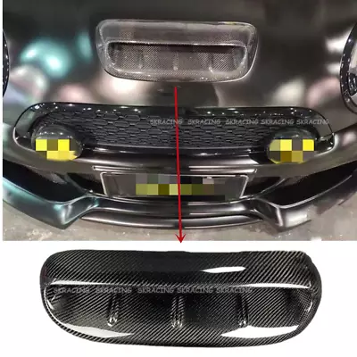 Carbon Fiber Hood Bonnet Scoop Vent Cover Body Kit For Mini Cooper S R53 2007-14 • $102