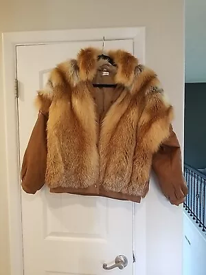 Womens Fur Coat/vest Vintage  • $85
