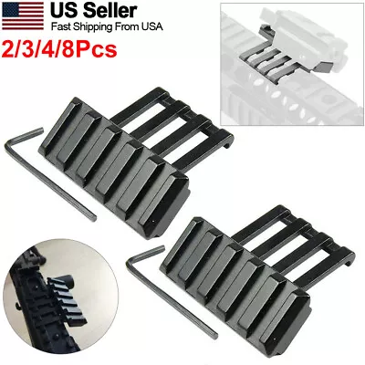 2/4/8X Tactical 45 Degree 5 Slots Scope Mount Low Profile Picatinny Weaver Rail • $39.96