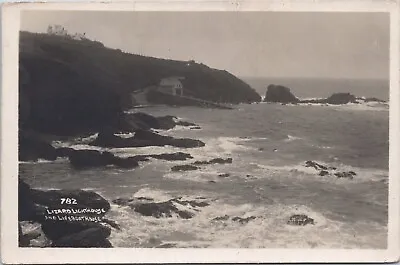 £9.99 • Buy Lizard Lighthouse And Life Boathouse Cornwall Rp Real Photo Postcard