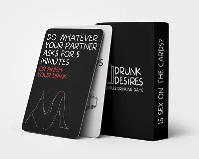 Drunk Desires Game | Sexual & Intimate | Adult Couples Sex Card Drinking Game • £15.75