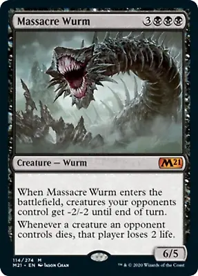 MTG: Massacre Wurm - Core 2021 - Magic Card • $16.41