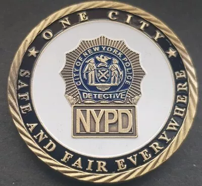 £5.99 • Buy 45mm NYPD New York Police Department Challenge Coin With Coin Stand For Displayi