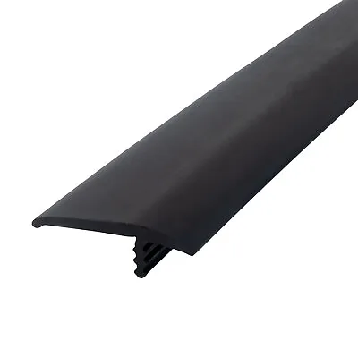 Outwater Plastic T-molding 1-1/4 Inch Black Flexible Polyethylene Off-Set Barb • $184.65