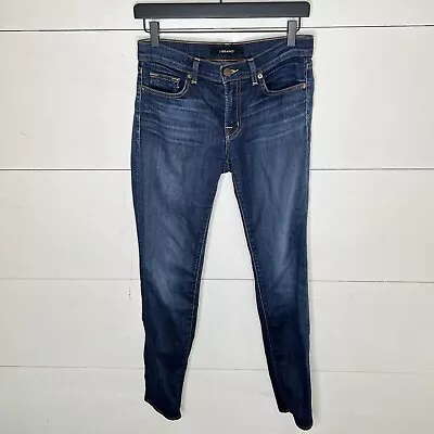 J Brand • Mid Rise Stove Pipe Skinny Jeans In Dark Vintage Size 27 • $25