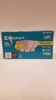 3-PACK EcoSmart 35W Equivalent MR16 Dimmable Energy Star LED Light Bulb GU5.3 • $17
