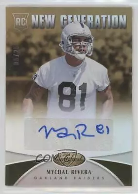 2013 Certified Mirror Gold Signatures /25 Mychal Rivera #283 Rookie Auto RC • $6.29