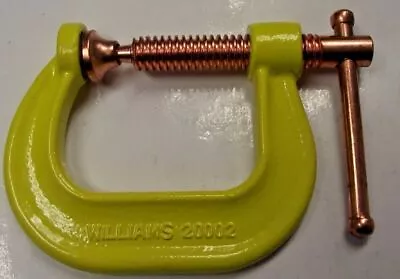 JH Williams 20002 2  C Clamp Forged Steel Copper Plated Screw • $7.50