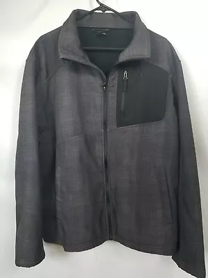 Mens Snozu Jacket Performance Soft Shell Zip Up Fleece Lined   XL Coat • $27.99