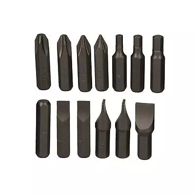 13pc Impact Socket Driver Bits Screwdriver Phillips Slotted Flathead Allen Hex • £6.28