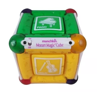 Munchkin Mozart Magic Cube Lights Orchestra Music Development Toy • $20.07