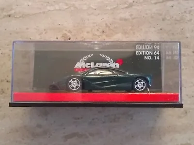 McLaren F1 Road Car - MInichamps 1/64 Scale Green BOXED • £4.99
