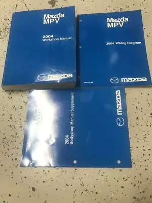 2004 Mazda MPV Van Service Repair Shop Workshop Manual Set W ETM Factory + Body • $260