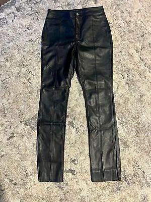 H&M Divided Faux Leather Pants Size 10 NWOT • $17.10