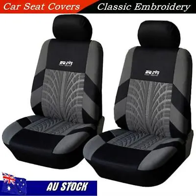 2PCS Car Front Seat Covers Cushion Protector Breathable All Season -AU Shipping • $33.84