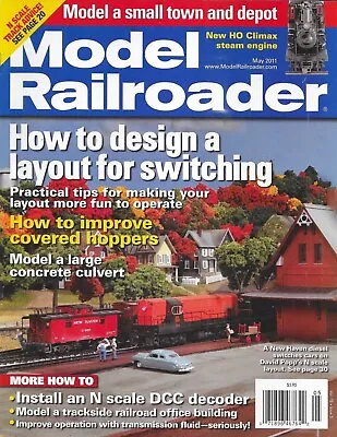 $14.95 • Buy Model Railroader Magazine Switching Layout Design Small Town Depot Hoppers 2011
