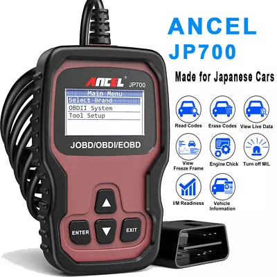 ANCEL JP700 Japanese Car JOBD OBD2 Scanner Code Reader Diagnostic Tool Engine • $49.99