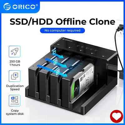 ORICO 5 Bay External Hard Drive Docking Station With Duplicator For 2.5/3.5  HDD • $119.99
