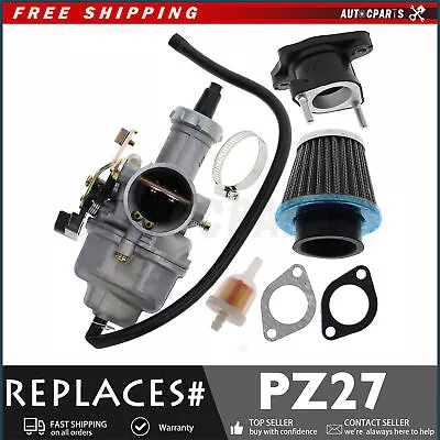 PZ27 Carburetor 125 150 200 250 300cc ATV Chinese Lifan Kazuma Zongshen Carb New • $29.93