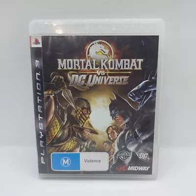 Mortal Kombat VS DC Universe PS3 Complete With  Manual. Pal • $9.60