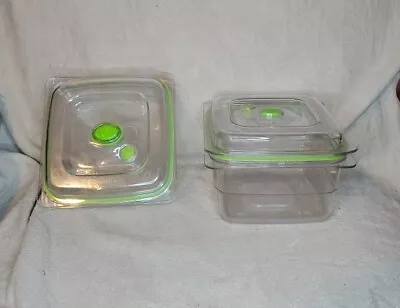 Food Saver Fresh Vacuum Seal Containers: 3 And 5 Cups With Lids • $22