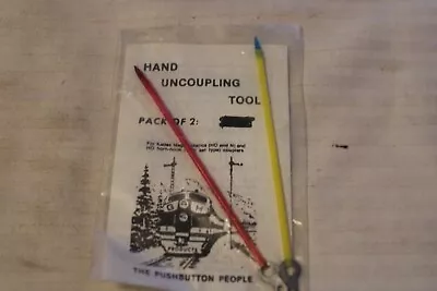 HO Scale G&H Products Pair Of Hand Uncoupling Tools Red & Yellow • $9