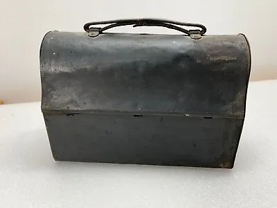 VINTAGE Slide In Metal Dome Top Coal Miner Lunch Box Pail • $27