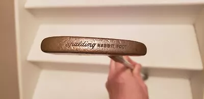 Vintage Spalding Rabbit Foot Brass 35  Putter 2-Way RH/LH EUC • $24.95