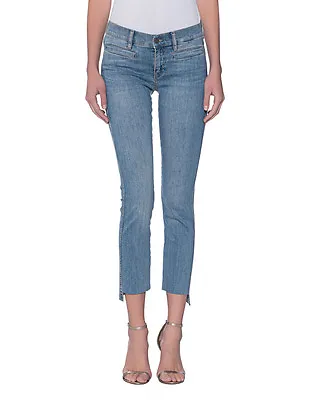 NWT M.i.h JEANS PARIS BROKEN MID RISE CROPPED SLIM JEANS  • $89.99