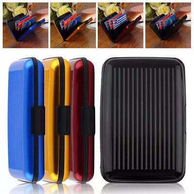 Credit Card Holder Small RFID Blocking Wallet Business Mini Case For Women Men • $4.99