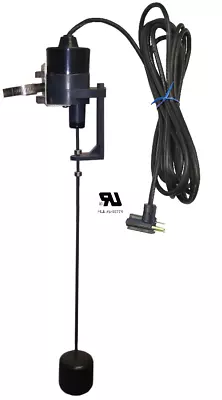 Vertical Float Switch - 20 Foot - 1 HP @ 120 VAC - 1  To 15  Pump Range - N.O. • $102.99